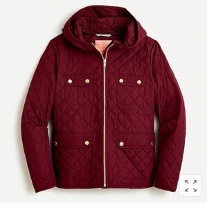 J.Crew Quilted Field Jacket With Primaloft